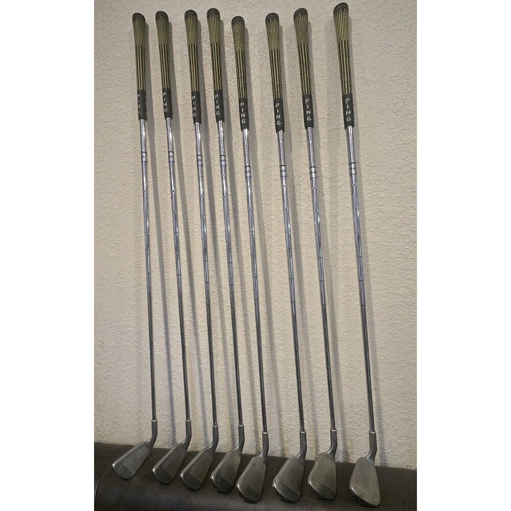 Ping Eye 2 Green Dot Iron Partial Set 2 3 4 5 7 8 9 W Dylagrips RH USA Karsten